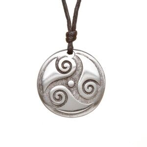 Celtic Spiral of Life Pewter Necklace - Heritage Collection